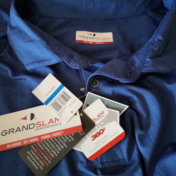 NEW Big & Tall Grand Slam Polo Size XLT - Picture 3 of 4